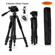Load image into Gallery viewer, 55inch Phone/Camera Tripod