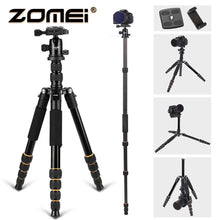 Load image into Gallery viewer, 64inch Q666 Portable Travel Tripod Aluminum