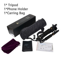 Load image into Gallery viewer, 64inch Q666 Portable Travel Tripod Aluminum